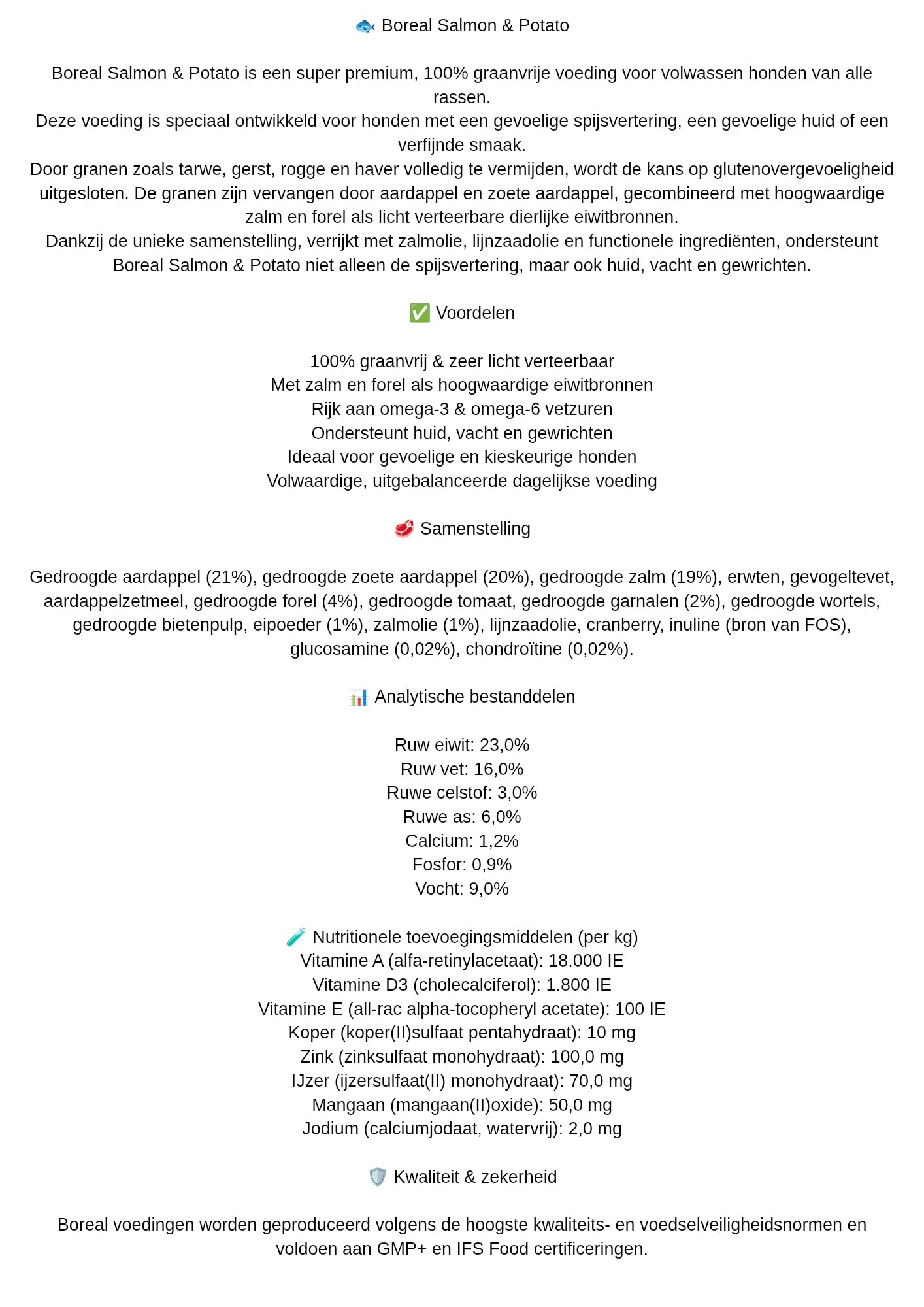 Salmon & Potato 100% Graanvrij