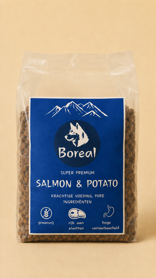 Salmon & Potato
100% Graanvrij